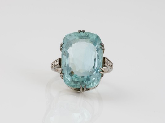 Bild ANTIKER AQUAMARIN RING