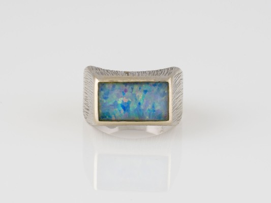 Picture OPAL TRIPLETTEN RING