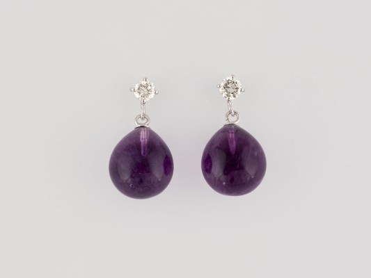 Picture AMETHYST-BRILLANT-OHRSTECKER
