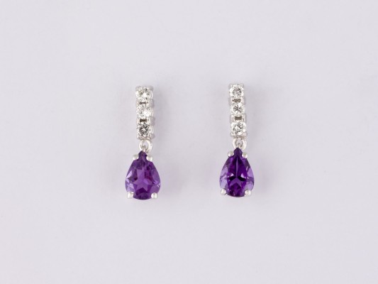 Bild AMETHYST OHRHÄNGER