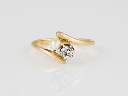 Bild PERLEN DIAMANT RING