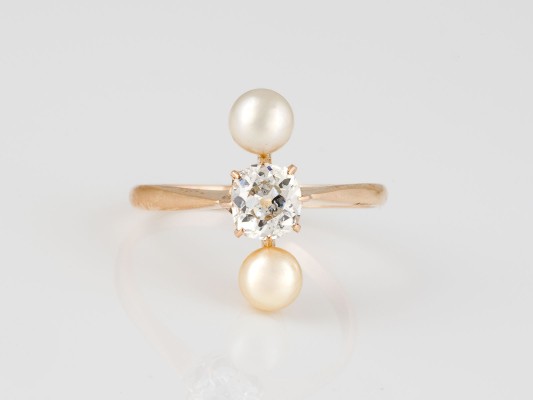 Bild PERLEN DIAMANT RING