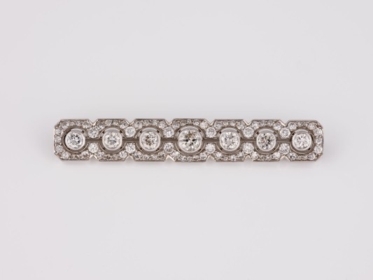 Bild ART-DECO DIAMANT-BROSCHE