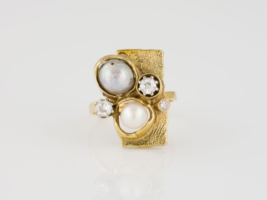 Bild PERLEN BRILLANT RING