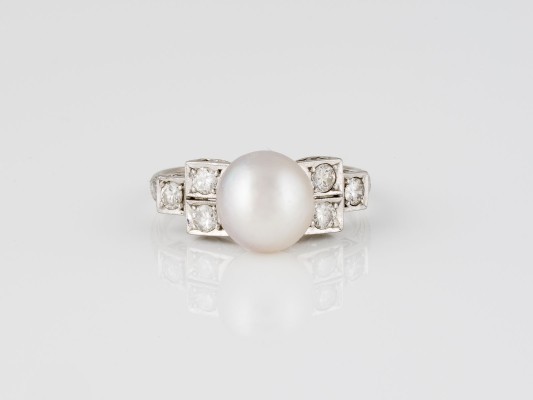 Bild ART-DECO PERLEN RING