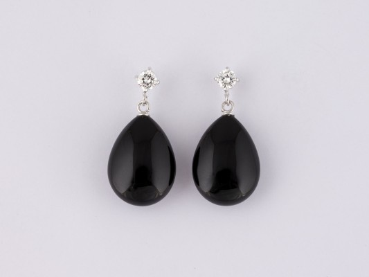 Bild ONYX-BRILLANT OHRSTECKER