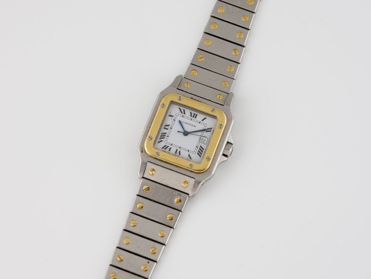 Bild ARMBANDUHR 'CARTIER SANTOS GALBEE LADY PM'