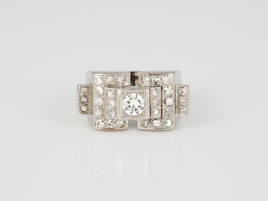 Picture DIAMANT PLATIN TANK RING