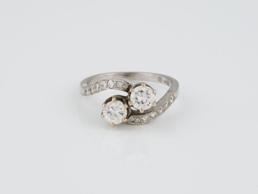 Picture YIN UND YANG BRILLANT RING