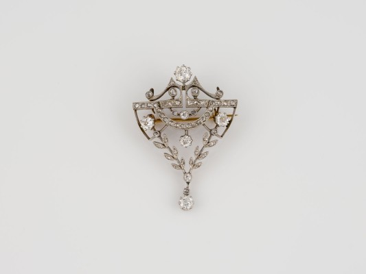 Picture JUGENDSTIL KETTE / BROSCHE