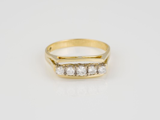 Bild ELEGANTER BRILLANTEN HERRENRING