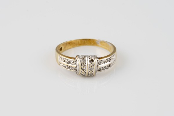 Picture SCHLEIFEN DIAMANT RING