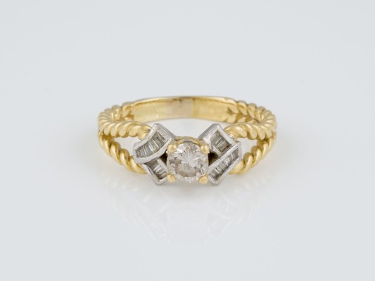 Bild KORDEL DIAMANT RING