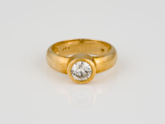 Bild SOLITÄR EINKARÄTER BRILLANT RING