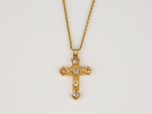Bild KREUZ ANHÄNGER MIT KETTE
