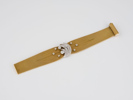Bild BREITES RETRO DIAMANT ARMBAND