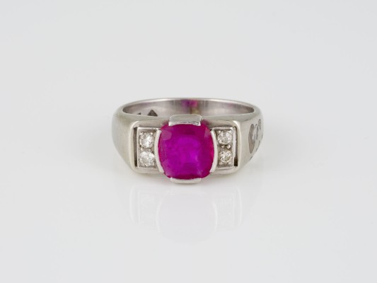 Bild RUBIN DIAMANT RING