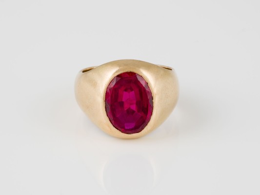 Bild MASSIVER HERREN SIEGEL RING