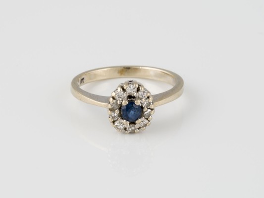 Bild ENTOURAGE SAPHIR DIAMANT RING