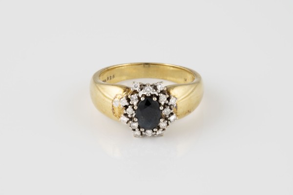 Picture ENTOURAGE SAPHIR BRILLANT RING