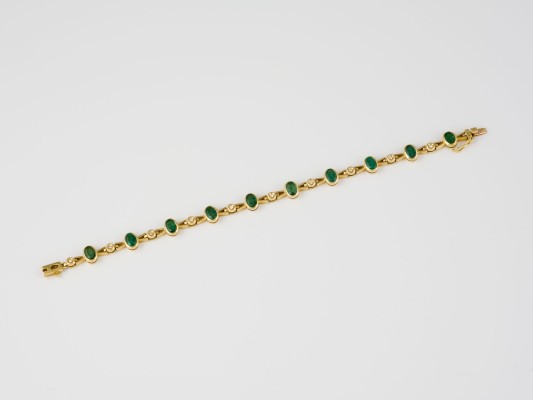 Picture SMARAGD BRILLANT ARMBAND
