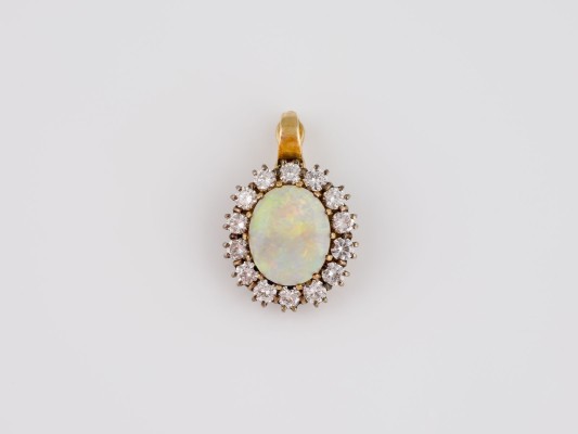 Bild GROßER OPAL BRILLANT ANHÄNGER
