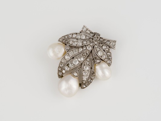 Bild JUGENDSTIL BLATT BROSCHE