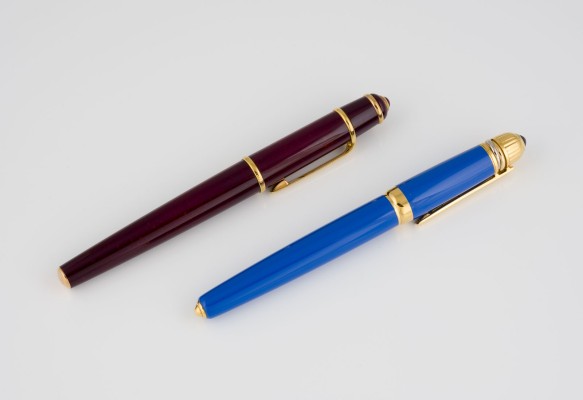 Picture 2 FÜLLER 18K 'CARTIER' PASHA BLEU / DIABLO