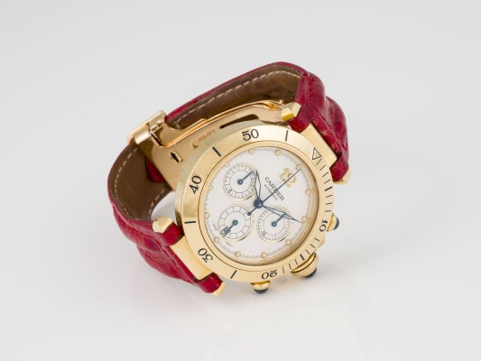 Bild ARMBANDUHR CHRONOGRAPH 18K 'CARTIER PASHA'
