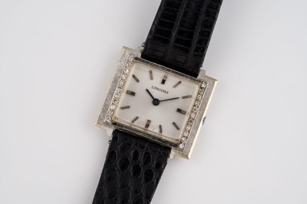 Bild SELTENE ECKIGE 14K DAMENUHR 'LONGINES'