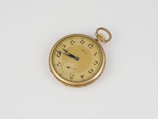 Auktion 150<br>ZIERVOLLE TASCHENUHR 'ETERNA'