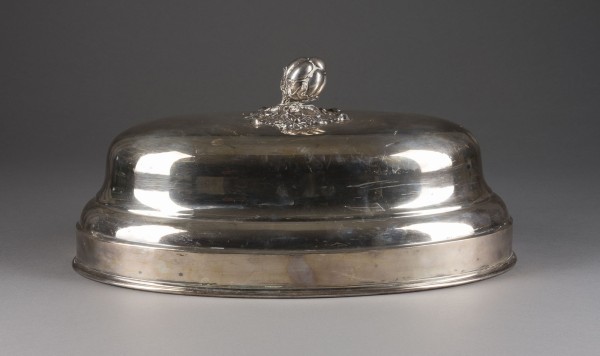 Bild SERVIERGLOCKE MIT BLUMENKNAUF