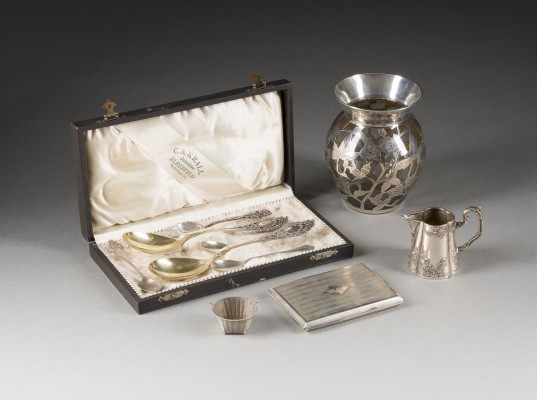 Picture SAMMLUNG VON NEUN SILBEROBJEKTEN