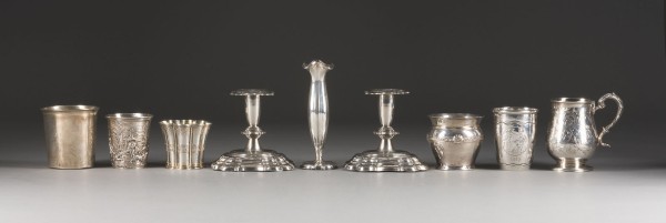 Picture SAMMLUNG VON NEUN SILBEROBJEKTEN