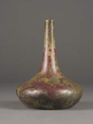 Picture JUGENDSTIL-FLASCHENVASE MIT BLUMEN