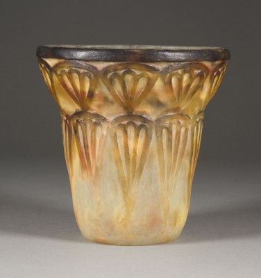 Picture ART-DÉCO VASE MIT PALMBLÄTTERN