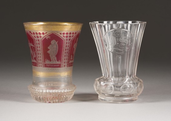 Picture ZWEI BIEDERMEIER-RANFTBECHER