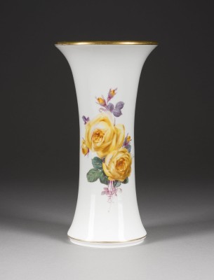 Picture STANGENVASE MIT ROSENMALEREI