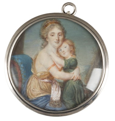 Picture MINIATUR 'MUTTER UND KIND'