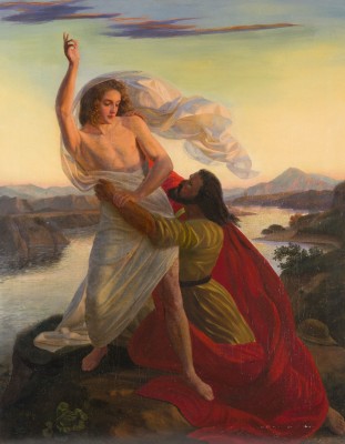 Bild EINE PATHETISCHE SZENE, VERMUTLICH EINE DARSTELLUNG AUS DEM ALTEN TESTAMENT