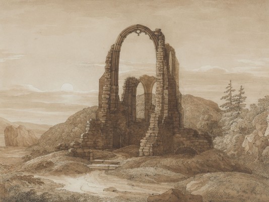 Auktion 150<br>KIRCHENRUINEN IN DER NÄHE VON BAUTZEN