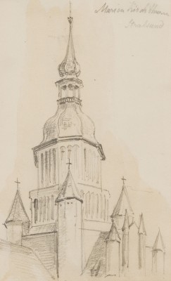 Auktion 150<br>ZWEI ARBEITEN: MARIENKIRCHTURM. HAUS IN STRALSUND