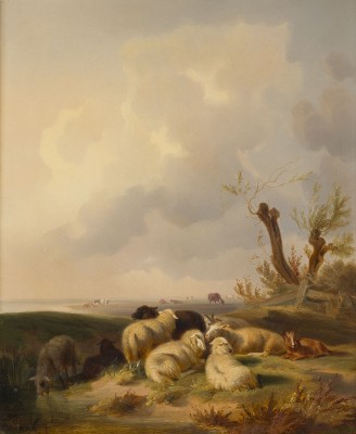 Auktion 150<br>SCHAFHERDE VOR EINER LANDSCHAFT