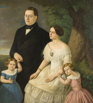 Auktion 150<br>FAMILIENPORTRAIT, wohl 1831