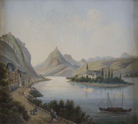 Auktion 150<br>ANSICHT VON KÖNIGSWINTER UND NONNENWERTH