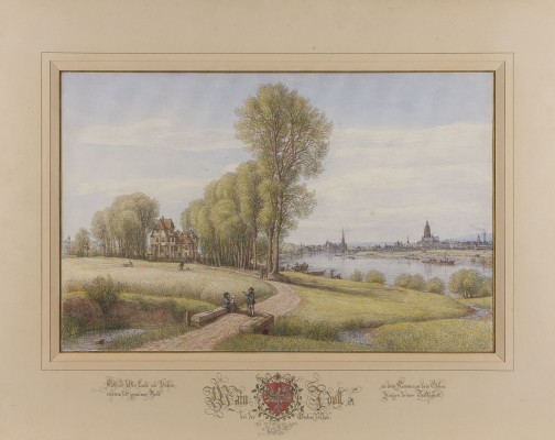 Bild MAIN IDYLL BEI DER GERBERMÜHLE, 1891