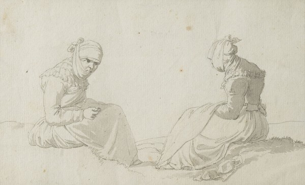 Auktion 150<br>FIGURENSTUDIE EINER FRAU MIT TUCH