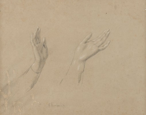 Auktion 150<br>STUDIE VON BETENDEN HÄNDEN, 1871
