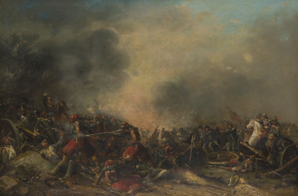 Auktion 150<br>KAMPFSZENE, WOHL KRIMKRIEG (1853-1856)