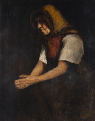 Auction 150<br>PORTRÄT EINER ALTEN FRAU